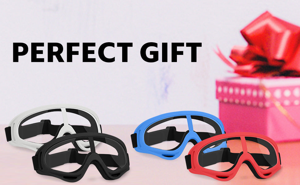 1/2 Pack Foam Gun and Blaster Face Mask Goggles Eye Shield  for Nerf Guns Foam Blaster Guns Red Blue Safety Glasses