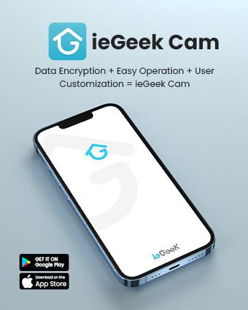 ieGeek 2K Wireless Security Camera Outdoor Colorful Night Vision, Rechargeable Battery CCTV Camera Systems, WiFi Home