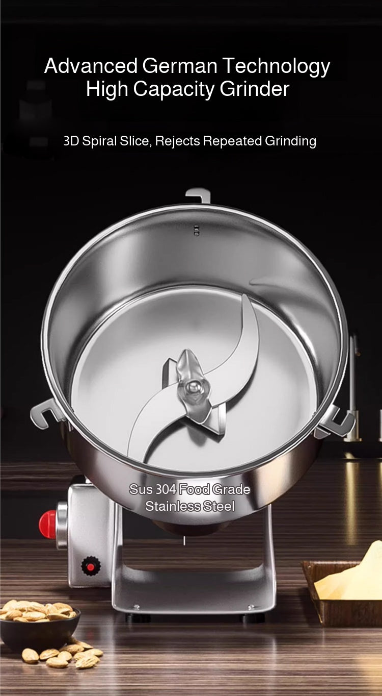 Grains and Cereals Grinder Grains Spices  Coffee Dry Food Grinder Mill Grinding Machine Gristmill Home Flour Powder Crusher