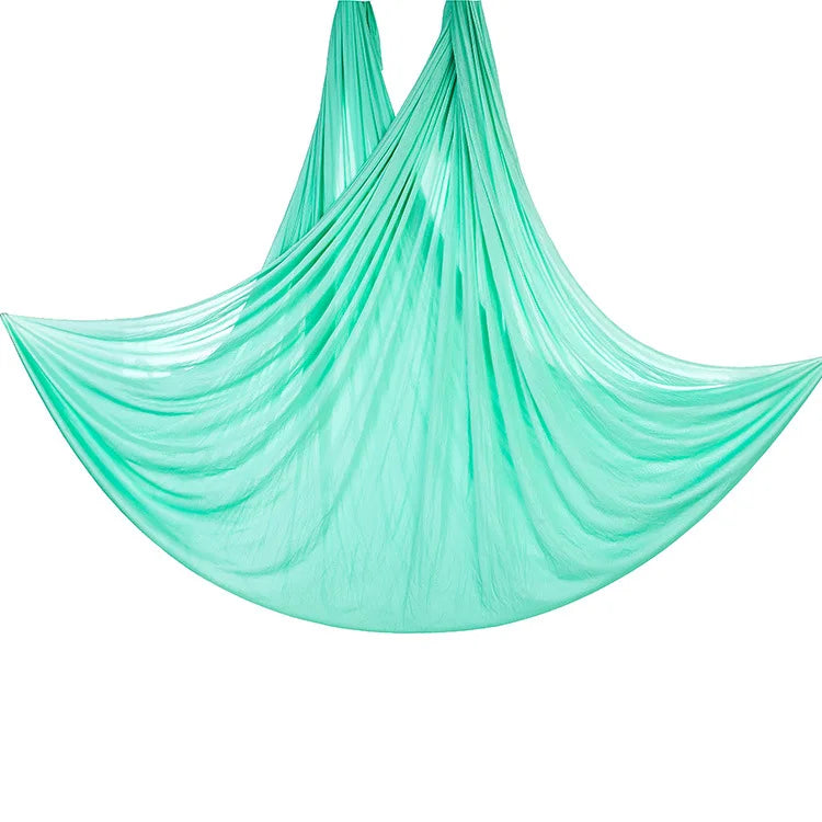 40 Denier Nylon 5.5 yards Aerial Yoga Hammock Fabric Pilates Yoga Anti-Gravity Flying Swing for Indoor Fitness Bodybuilding