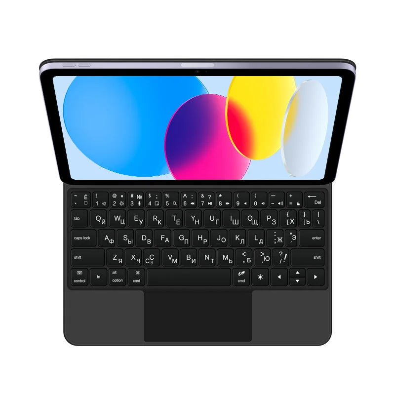 iPad Keyboard Magic Keyboard for iPad 10 iPad Pro 11 Air 11 5 6 7 Spanish Russian Korean Portuguese Hebrew Deutsch Japanese TY1