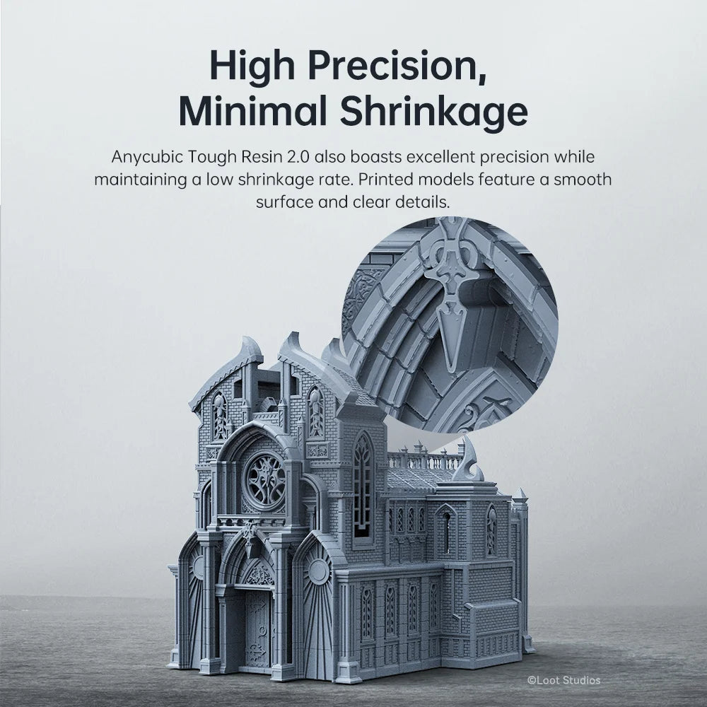 Anycubic Flexible Tough Resin 2.0 10KG LCD 3D Printing Material High Toughness 3D Printer UV Resin For Photon Mono X Photon S