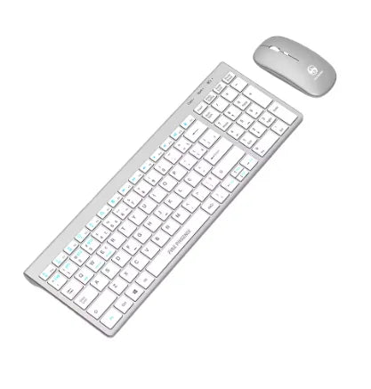 2.4g Wireless Wireless Bluetooth Keyboard And Mouse Kit Rechargeable Abnt2 Bk-8078