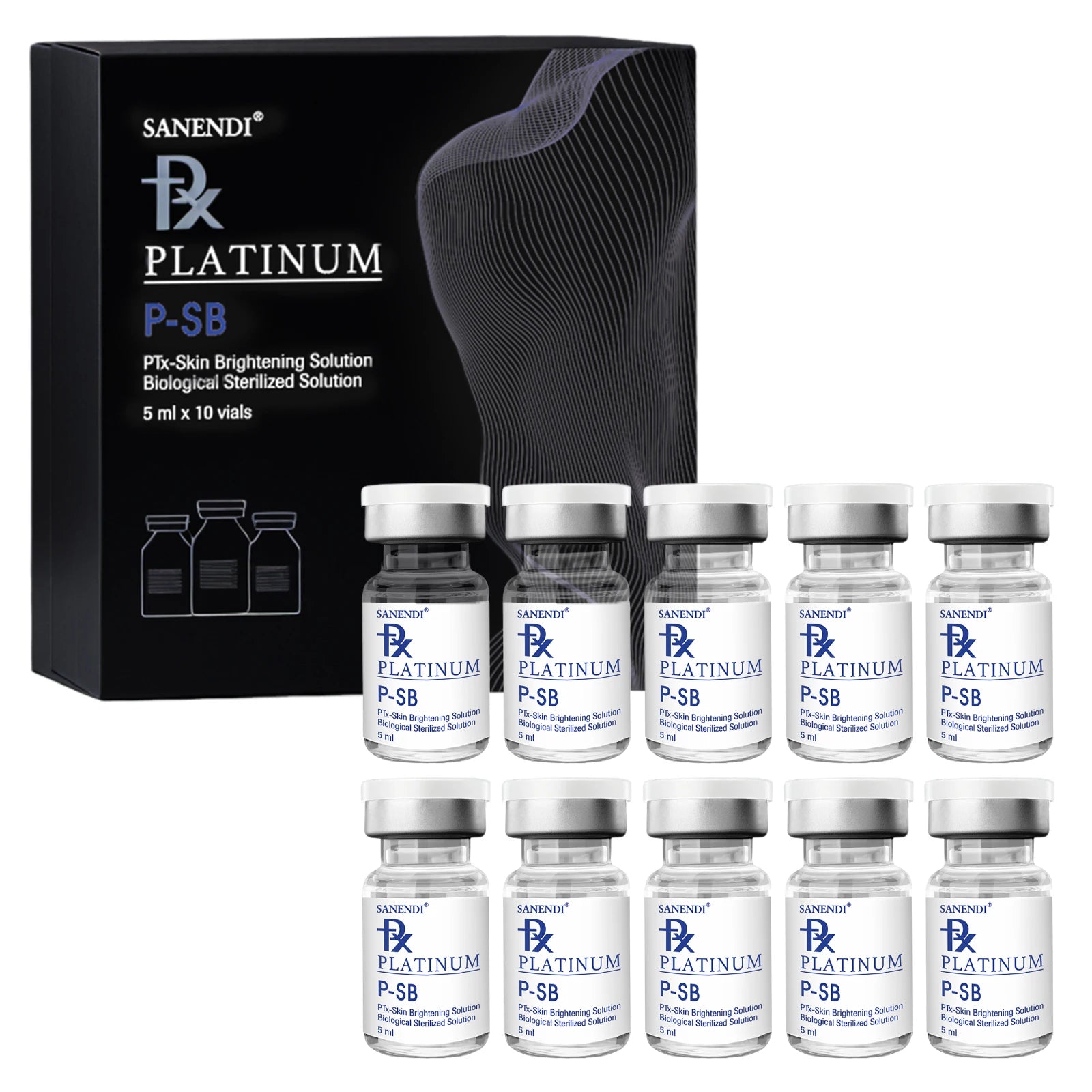 Sanendi Korean Hair Growth Serum P-HL Ptx Peptide Essence Dr.Pen Booster Anti-Hair Loss Solution Repair Skin Hydrating