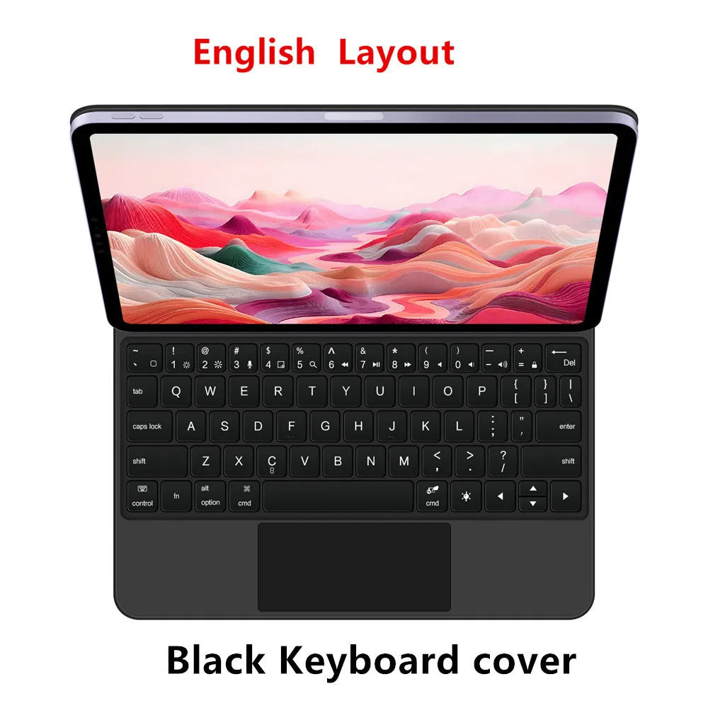 iPad Keyboard Magic Keyboard for iPad 10 iPad Pro 11 Air 11 5 6 7 Spanish Russian Korean Portuguese Hebrew Deutsch Japanese TY1