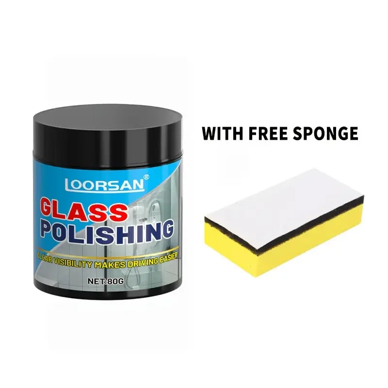 Glass polishing powder, specially designed to repair scratches,enhance clarity,is ideal for vehicle windows,household glass