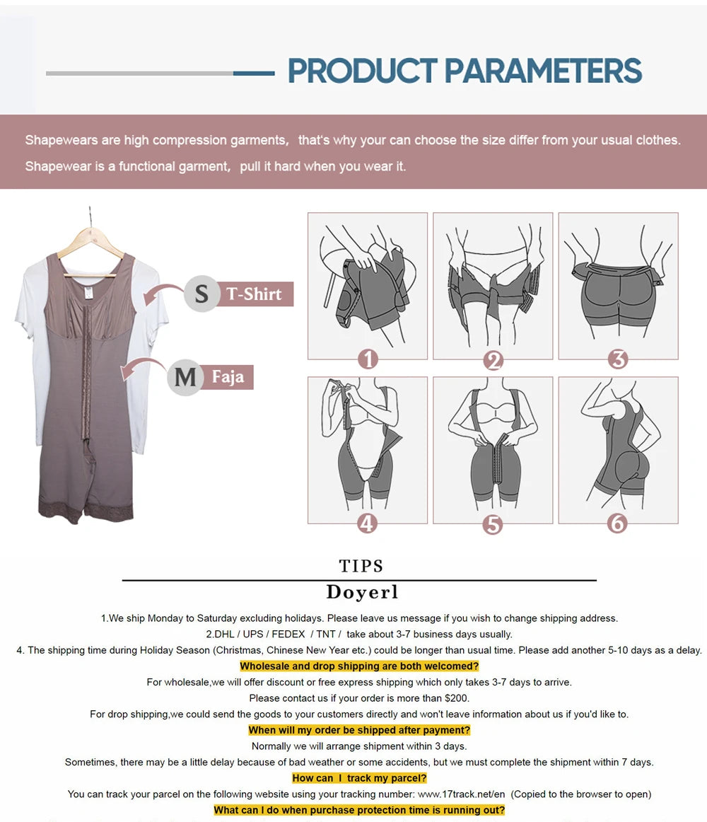 Hiphugger Body Shaper with Bra | Butt Lifter Tummy Control  Fit Everyday Front Zip Sculpting Shapewear Panty