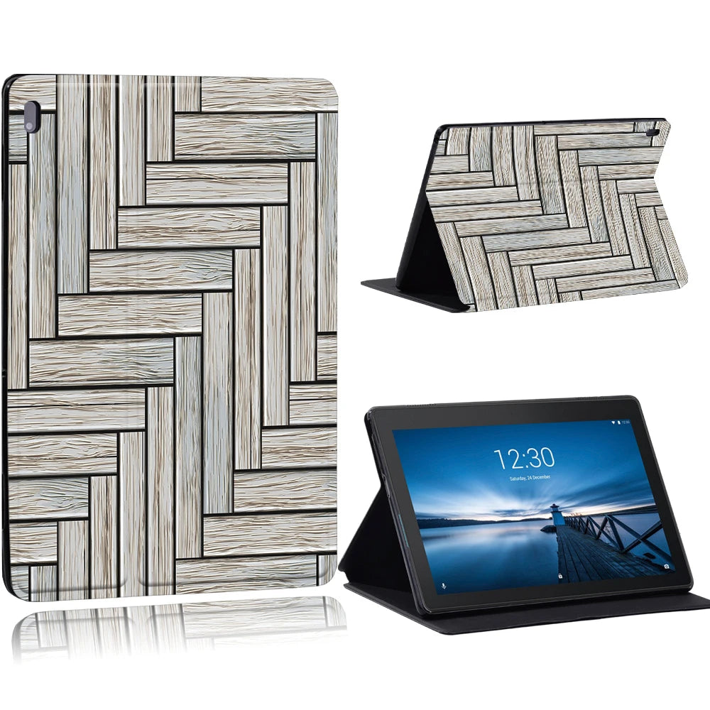 Case for Funda Tablet Lenovo Tab E10 10.1"/Tab M10 10.1"/Smart Tab M10 FHD Plus 10.3" TB-X606F M7 M8 TB-8505 Stand Tablet Cover