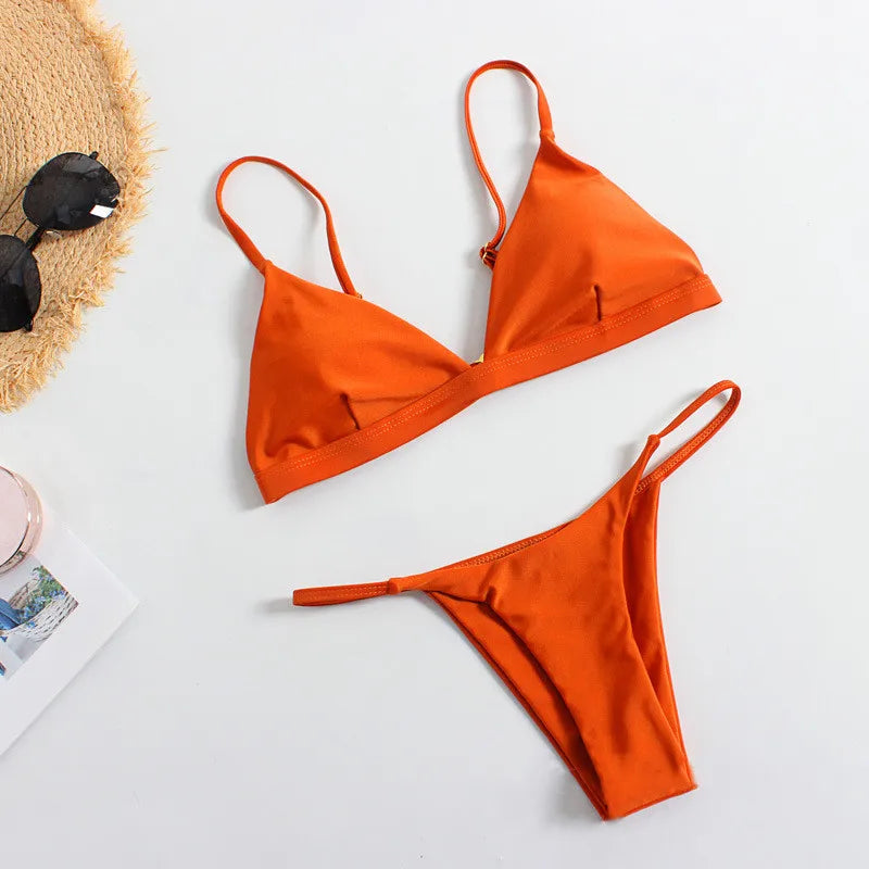 Swimwear Women 2 Piece Set Swimming Beach Sexy Micro Bikini Summer Clothes Bathing Suit Fashions Women Swimsuit Ropa De Mujer