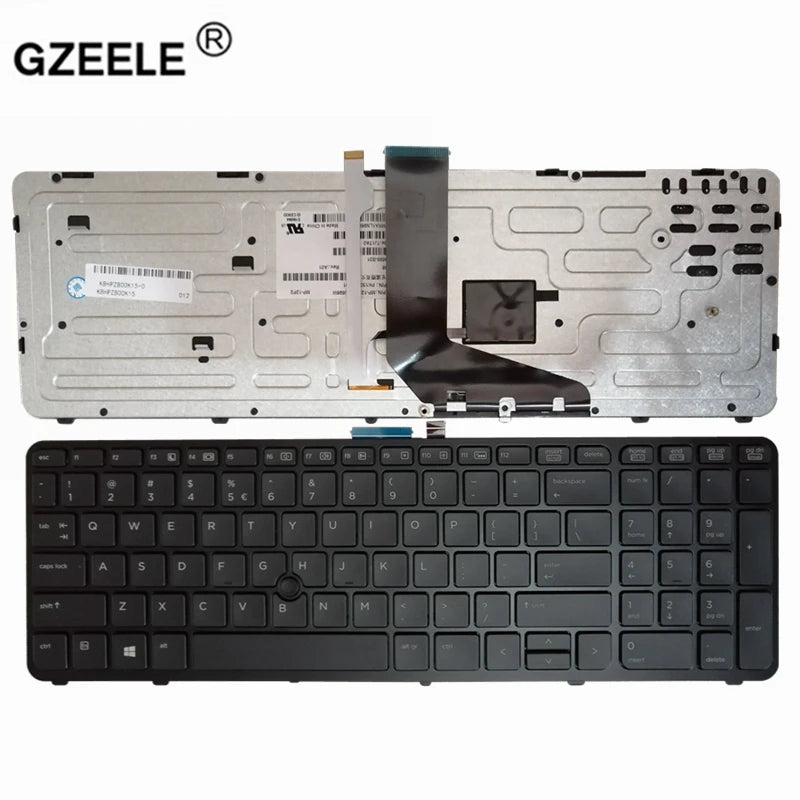 GZEELE NEW English laptop keyboard FOR HP For ZBOOK 15 G1 ZBOOK 15 G2 ZBOOK 17 G1 ZBOOK 17 G2