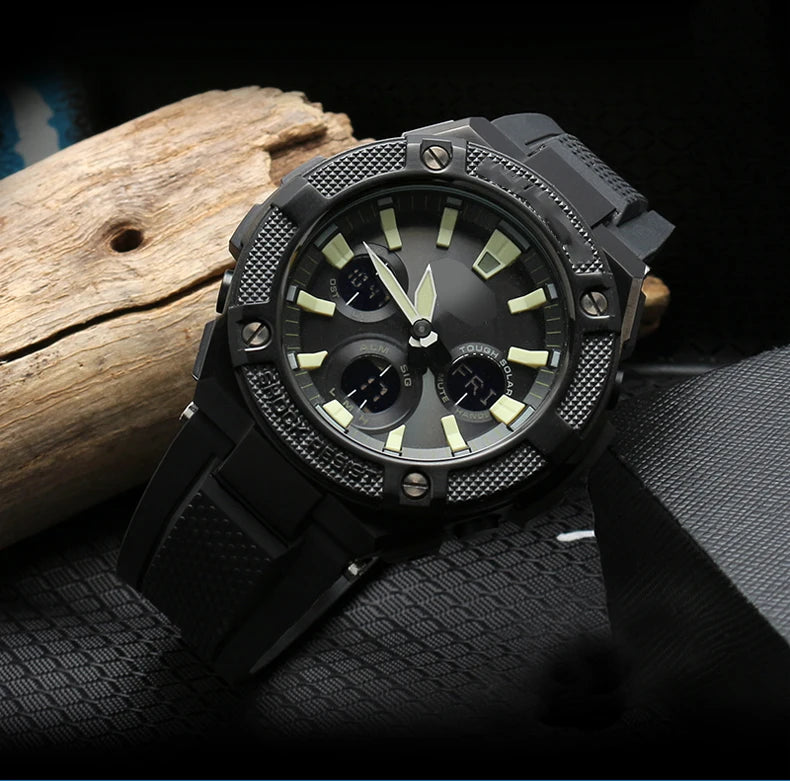 Soft Rubber Watchband Replacement for Casio G SHOCK GST-B100/S300/410/210/W110/W100/S110/S100 Silicone Band Men Strap 26*14mm