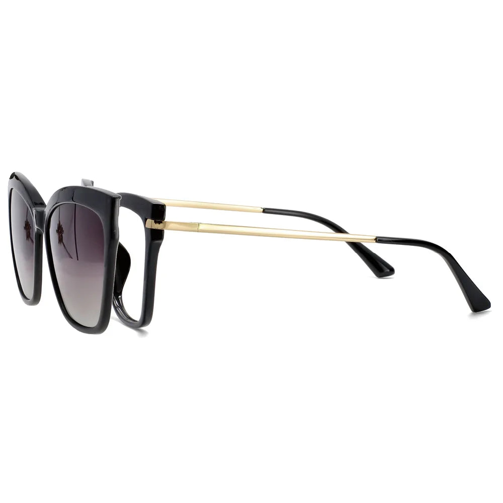 53684 TR90 Anti Blue Light Glasses Frames Polarized Flip-on Sunglasses Men Women Fashion Computer Eyeglasses