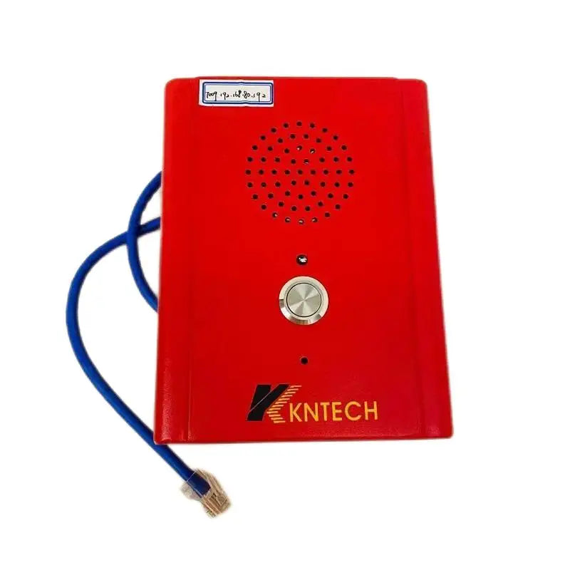 KNTECH Industrial Grade Emergency Intercom KNZD-13 Robust One-Button Hands-Free Corded Telephone Made of Cold-Rolled Steel