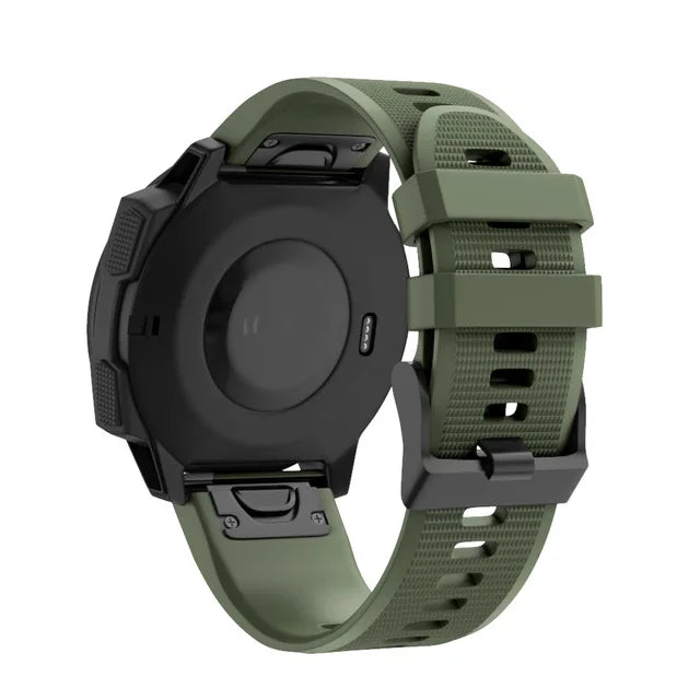20 22 26mm Smart watch Band For Garmin Fenix 5 5x 5s Silicone Watch Strap for Fenix 6X Pro 6 6S 7X 7 7s 3HR 945 watch Wristband