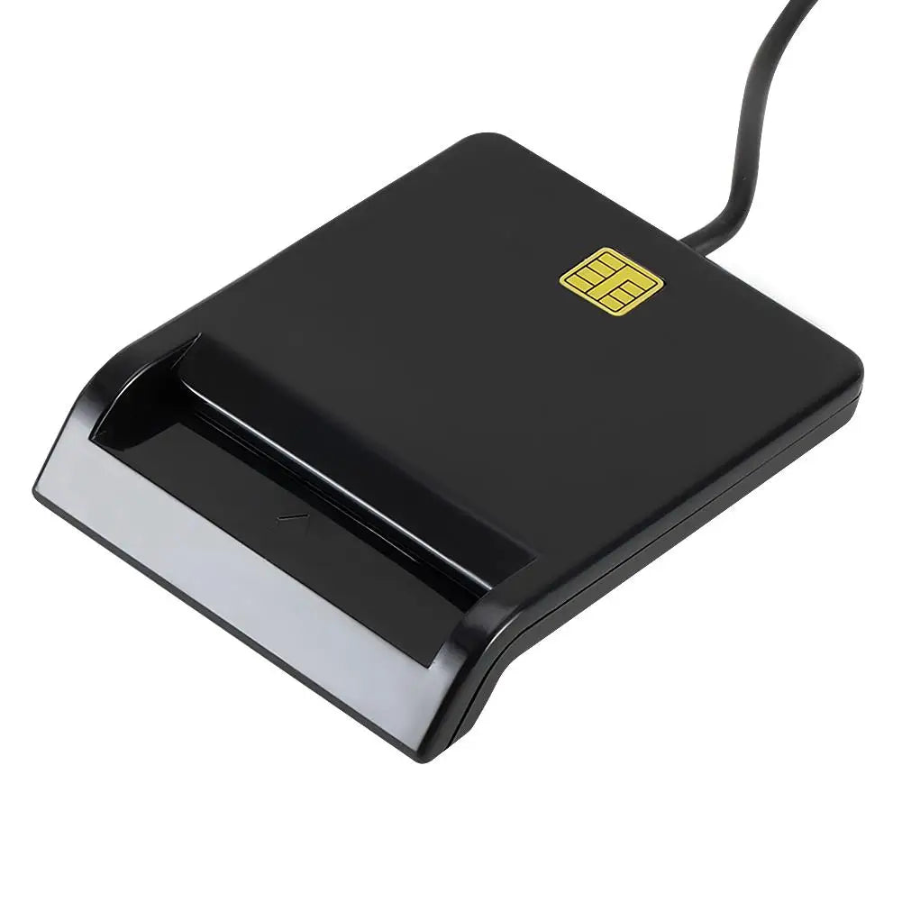 Portable USB 2.0 Smart Card Intelligent Card Reader DNIE ATM CAC IC ID Bank Card SIM Card Cloner Connector for Windows Linux