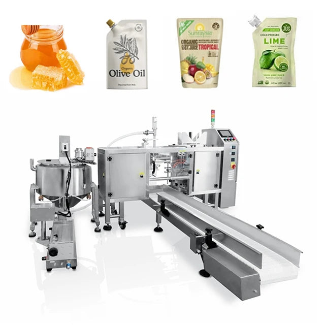 Automatic Honey Liquid Sachet Filling Packaging Machine Good Price Shaped Bag Stick Packing for Food Film and Pouch Type Wrap