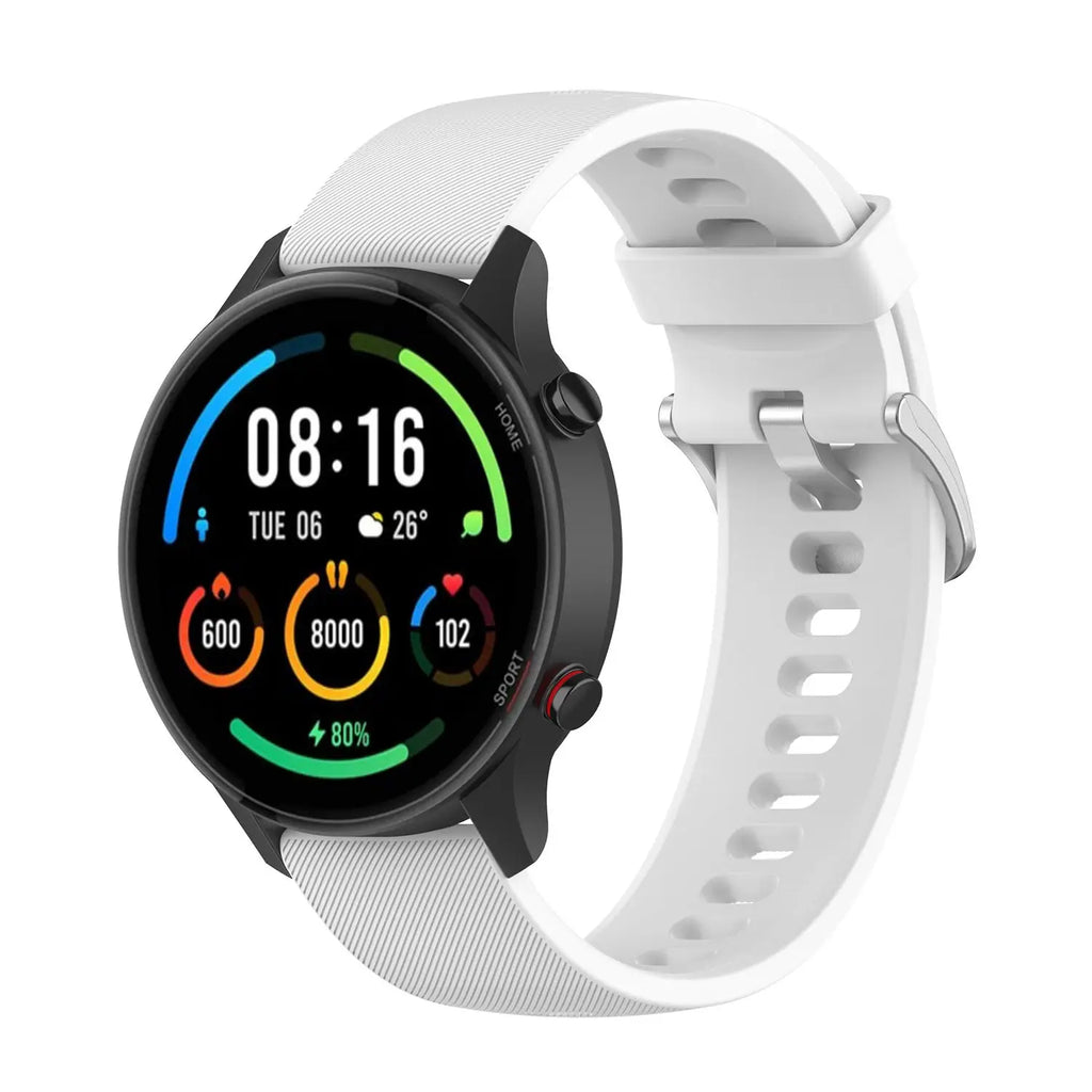 22MM Silicone WatchBand Strap For Xiaomi MI Watch Color Sport Smart Wristband For Xiaomi Haylou RT LS05S Bracelet WirstStrap
