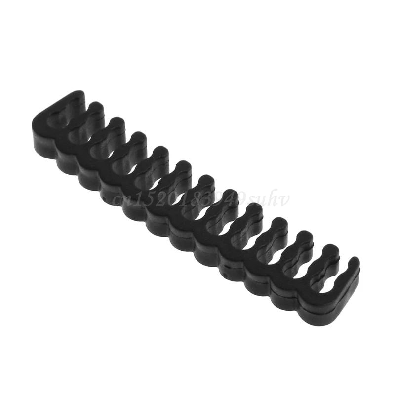 16Pcs/Set PP Cable Comb/Clamp/Clip/Organizer/Dresser for 2.5-3.2mm PC Power Cables Wiring 4/6/8/24 Pin Computer Cable Manager