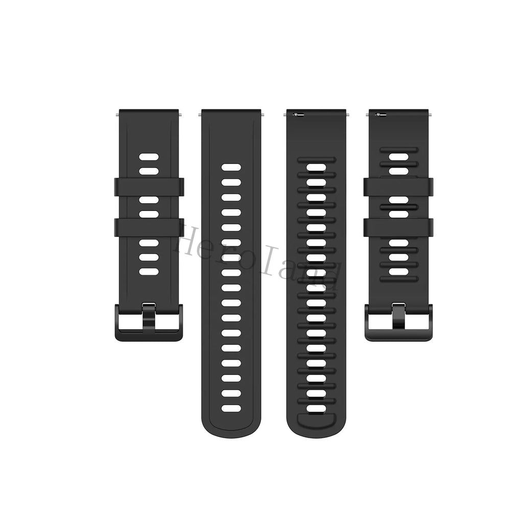 22MM Silicone WatchBand Strap For Xiaomi MI Watch Color Sport Smart Wristband For Xiaomi Haylou RT LS05S Bracelet WirstStrap