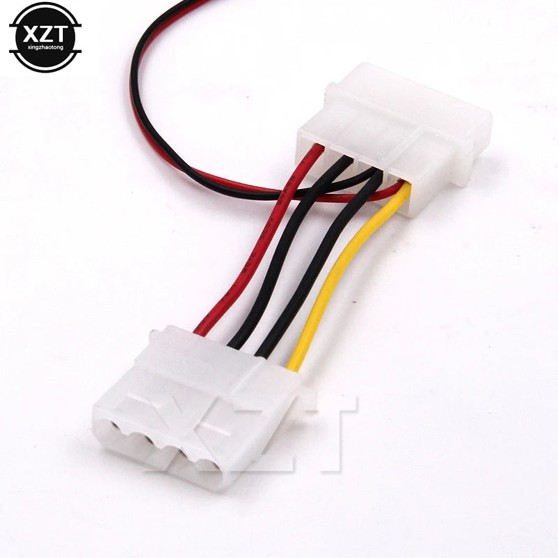 PC Computer CPU Fan 80mm Cooling Fan with Blue Led Light 8025 8cm Silent DC 12V LED Luminous Chassis Molex 4D plug Axial fan