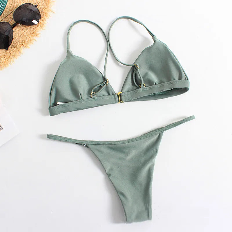 Swimwear Women 2 Piece Set Swimming Beach Sexy Micro Bikini Summer Clothes Bathing Suit Fashions Women Swimsuit Ropa De Mujer
