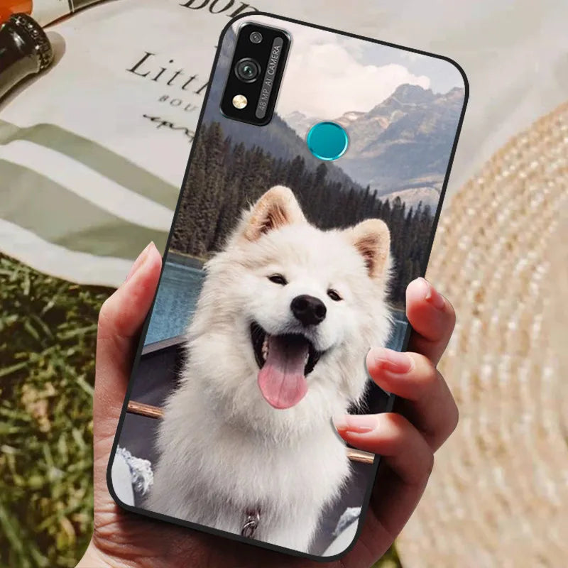 For Honor 9x lite Case Wolf Cartoon Silicon Soft TPU Back Cover For Huawei Honor 9X lite Phone Cases Honor9x Lite Fundas Coque