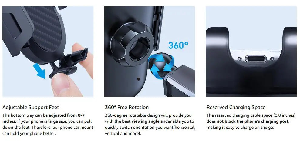 Car Phone Mount Long Arm Suction Cup Sucker Car Phone Holder Stand Mobile Cell Support For iPhone Xiaomi Redmi Samsung Huawei
