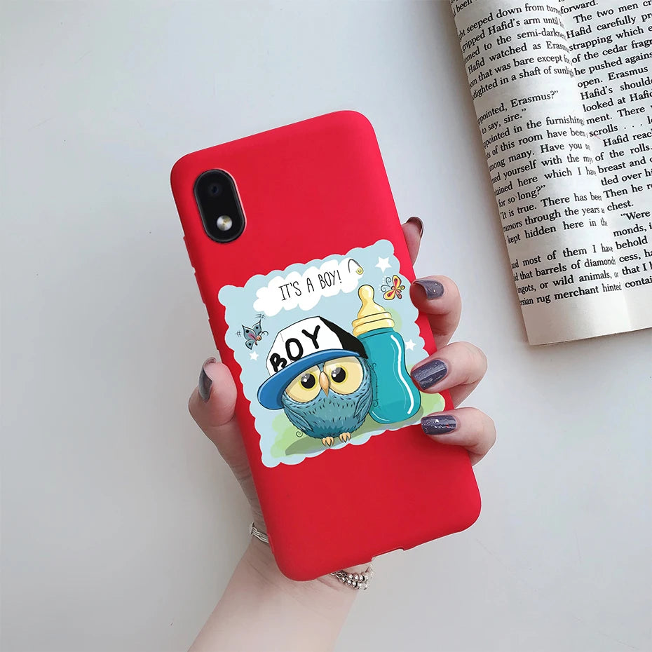 For Samsung Galaxy A01 core Cases Silicon Back Cover Soft Sunflower Phone Case For Samsung A01 core SM-A013 a 01 m01 Core Case