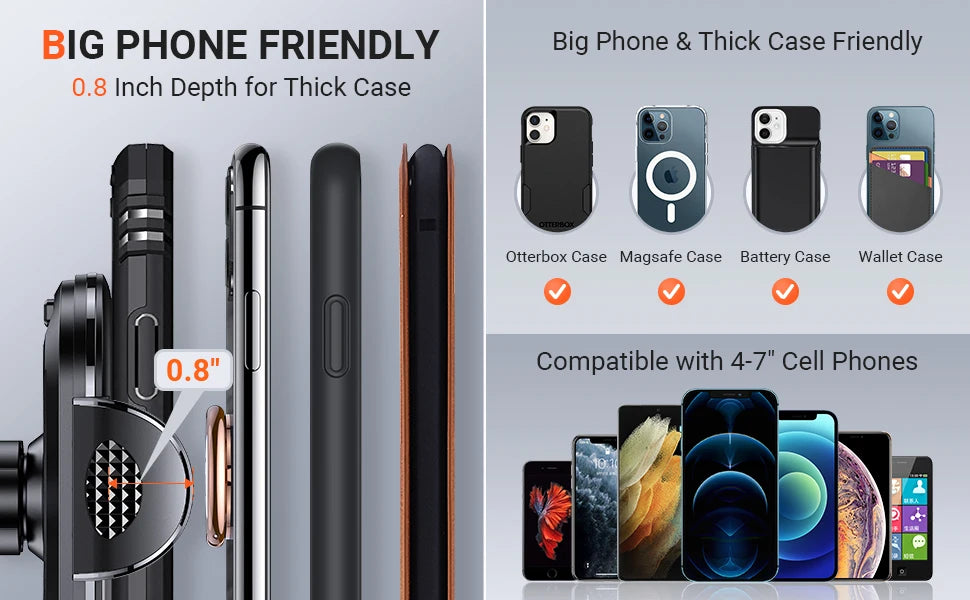 Car Phone Mount Long Arm Suction Cup Sucker Car Phone Holder Stand Mobile Cell Support For iPhone Xiaomi Redmi Samsung Huawei