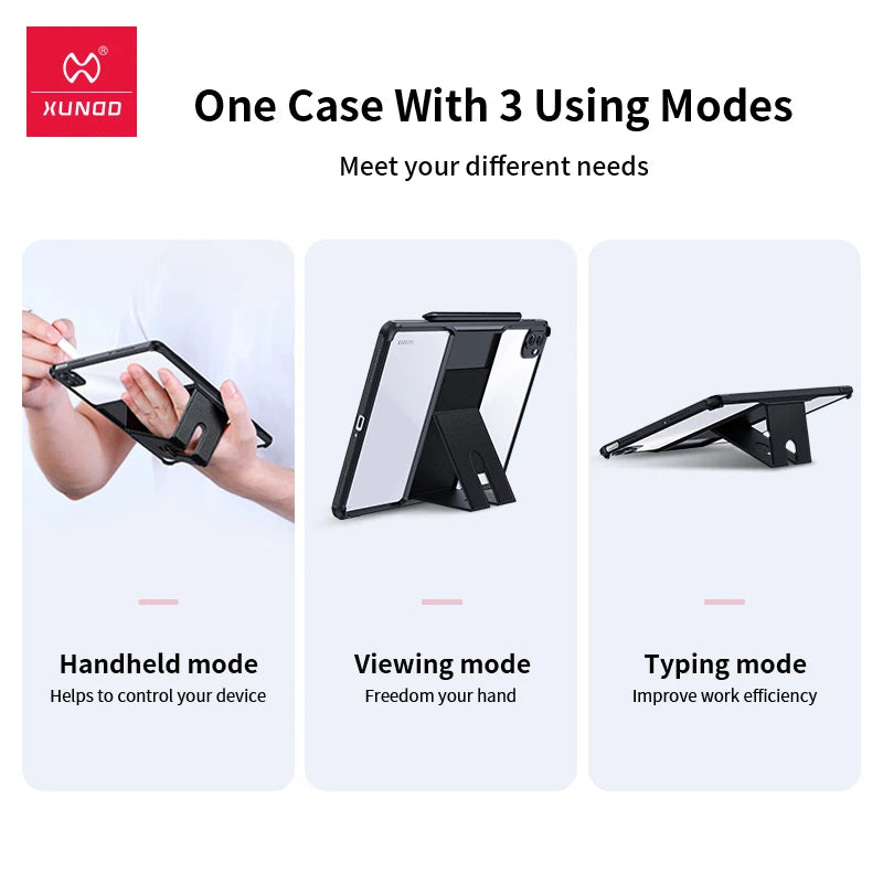 Xundd For Xiaomi Pad 6 Pro Tablet Case, For Xiaomi Mi Pad 5 6 Pro Holder Case Shockproof Bumper Tablet Cover