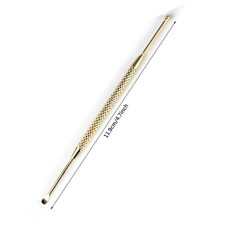 1PC Double-ended Stainless Steel Spiral Ear Pick Spoon Ear Wax Removal Cleaner Ear Care Beauty Tool Portable #232123