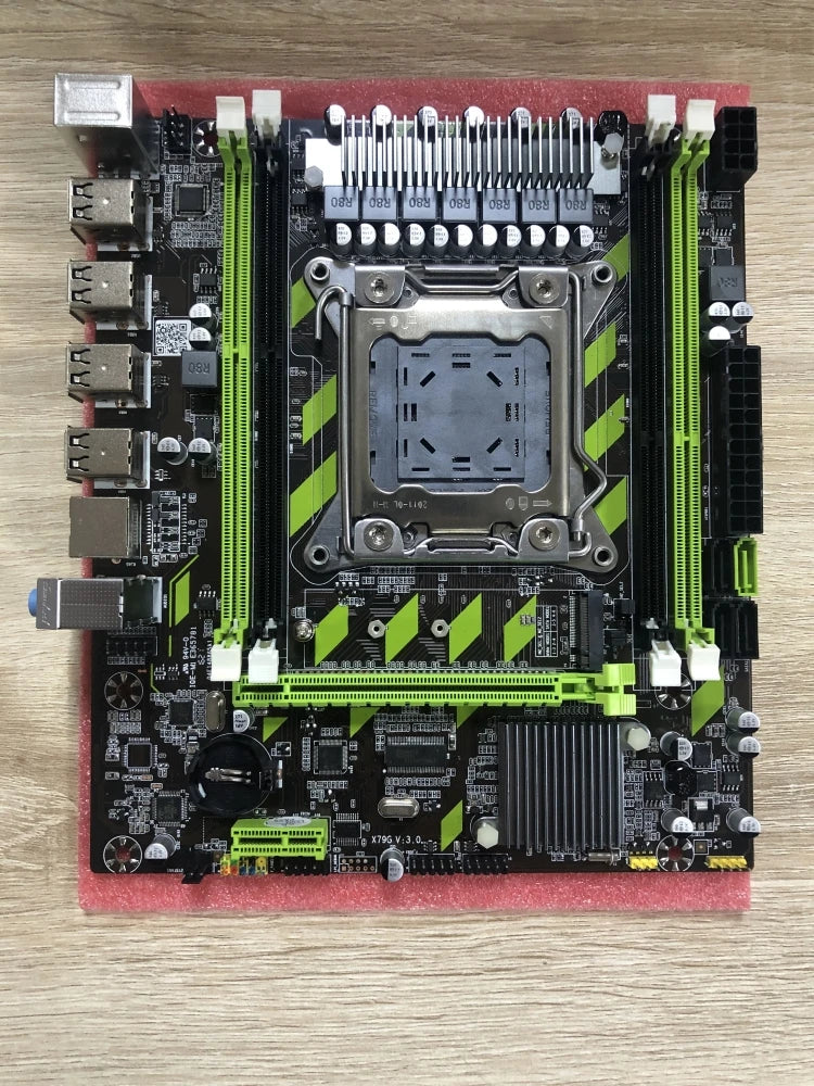 Atermiter X79G  X79 Motherboard LGA 2011 USB2.0 SATA3 Support REG ECC Memory And Xeon E5 Processor 4DDR3  PCI-E NVME M.2
