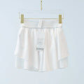 Custom Logo Lightweight 2 in 1 Shorts Pleated Skirt Lulu Tennis Skirt With Shorts for Women