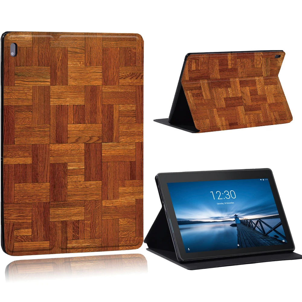 Case for Funda Tablet Lenovo Tab E10 10.1"/Tab M10 10.1"/Smart Tab M10 FHD Plus 10.3" TB-X606F M7 M8 TB-8505 Stand Tablet Cover