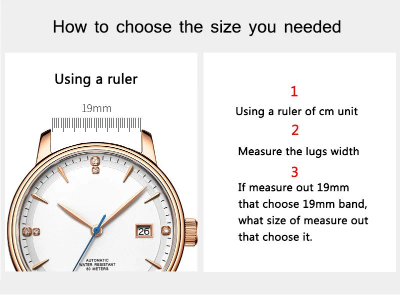 18mm 20mm 22mm 24mm Leather Watch Strap with Box Stainless Steel Butterly Clasp Leather Strap Bracelet Men Women Watchbands