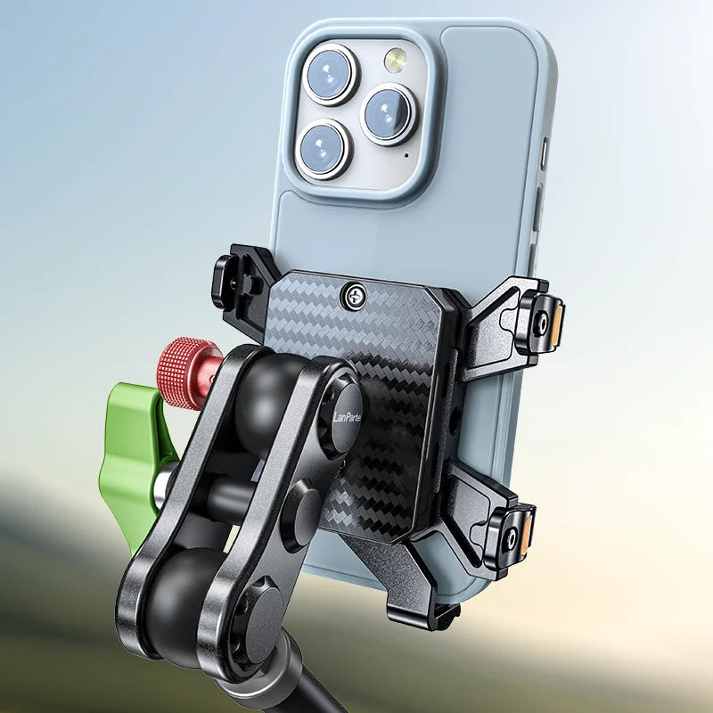 Lanparte Selfie Stick Stabilizator Telephone Holder Adjustment Angle Bicycle Mobile Phone Holder for Bike