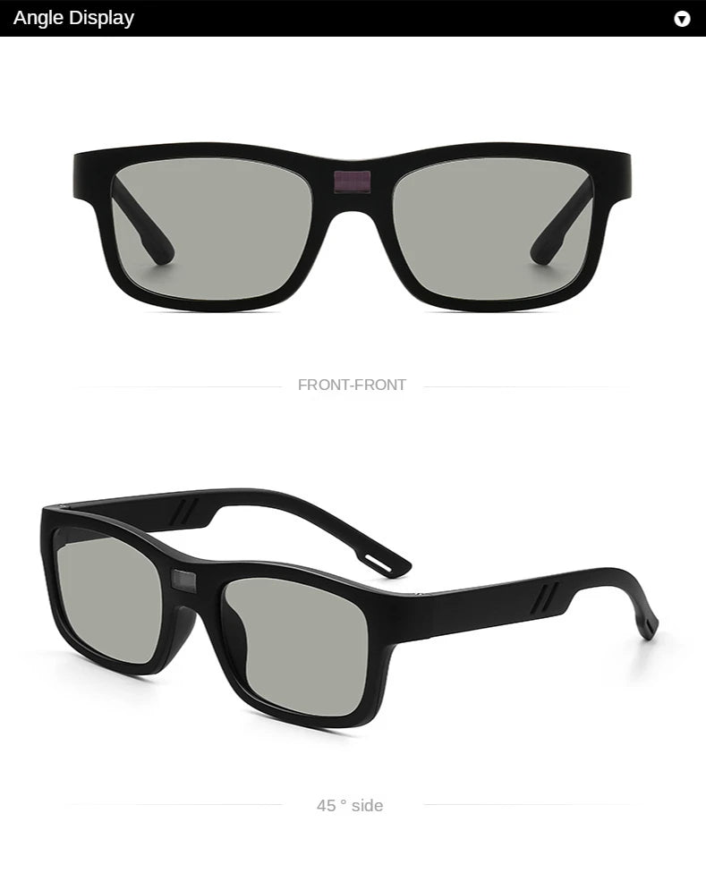 ZHIYI Smart Chameleon Driving Glasses LCD Computer Chip 0.1 Second Photochromic Polarized Sunglasses Wholesale Eye Protection
