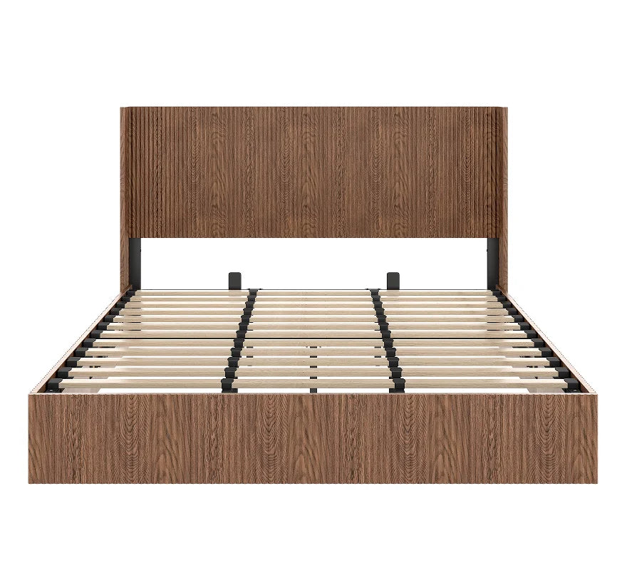 Crystal Adjustable Convertible Modern Soft Platform Bed (King Bed)