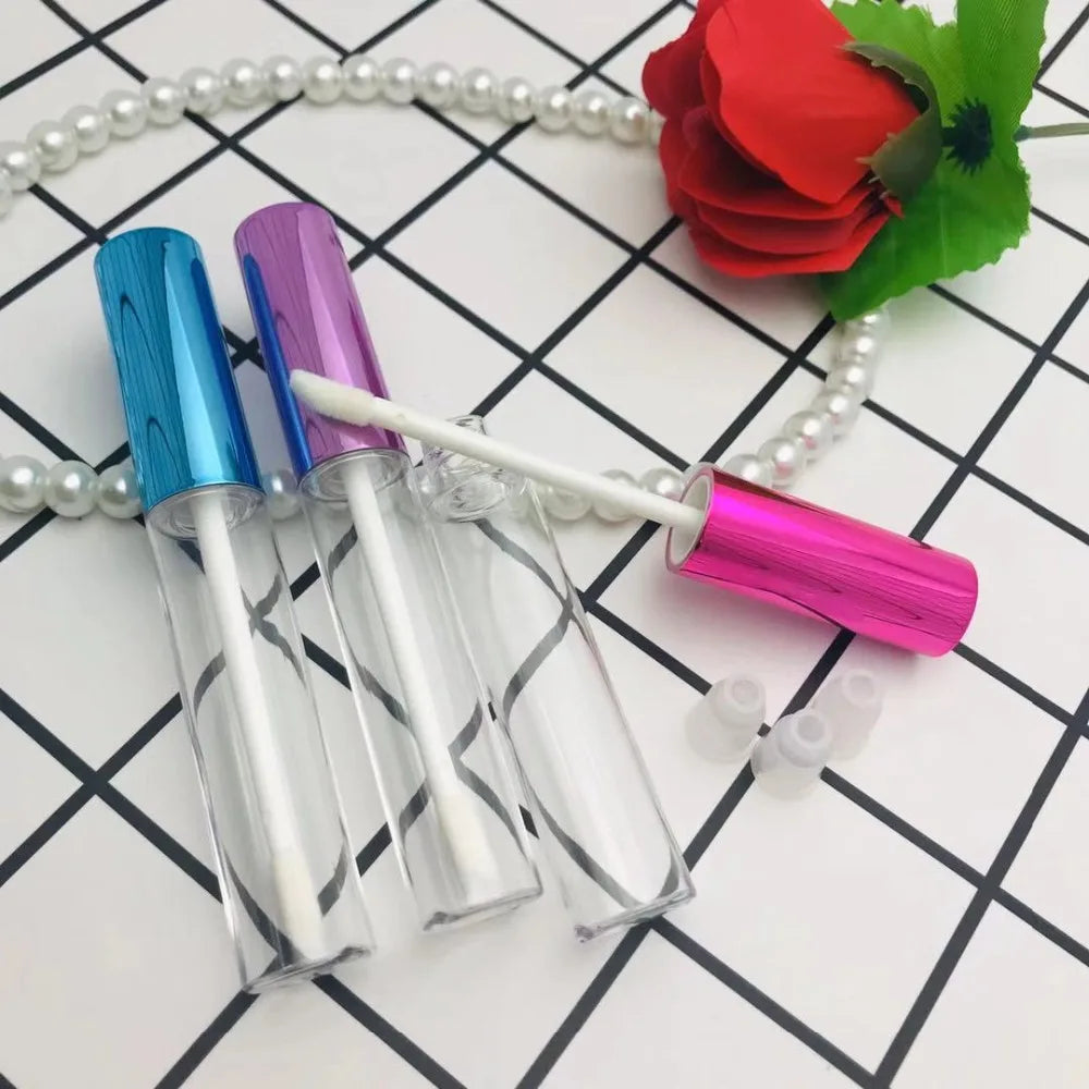 10/30/50/100pcs 10ml Empty Mascara Tubes DIY Lipgloss Containers  Eyeliner Bottle Lipstick Cosmetic Packaging Cans Wholesale