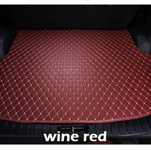 Car trunk mat for Infiniti Q50 Non-hybrid 2014 2015 cargo liner carpet interior accessories cover