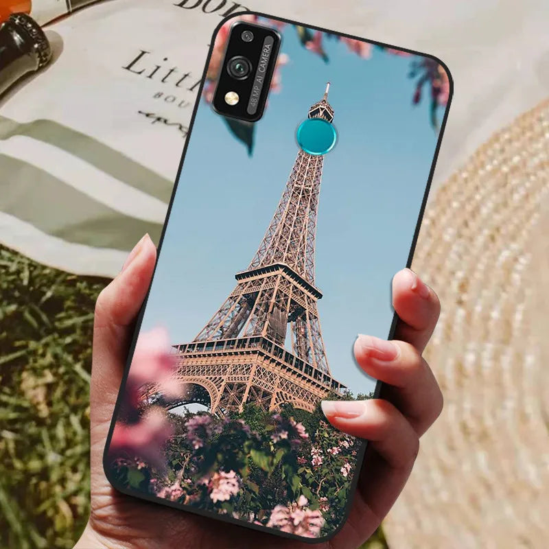 For Honor 9x lite Case Wolf Cartoon Silicon Soft TPU Back Cover For Huawei Honor 9X lite Phone Cases Honor9x Lite Fundas Coque