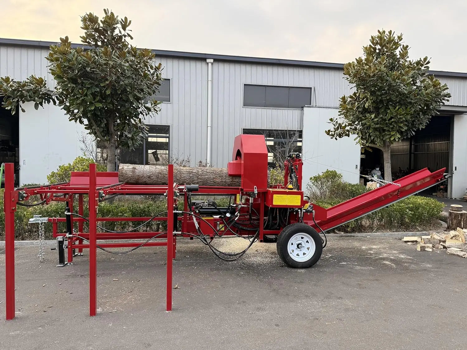 Heavy-Duty 35T Firewood Processor for Efficient Wood Cutting Machine Commercial Wood Processor in North of America