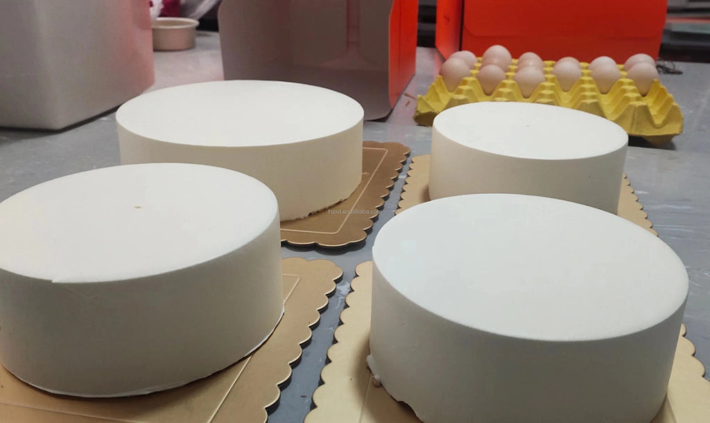 8inch Baking Machinery Birthday Cake Plastering Machine  Cake Spreading Machine  Cream Coating and Baking Equipment
