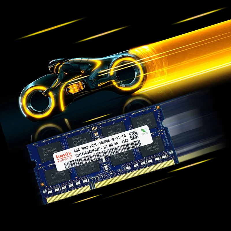 Hynix 10pcs Laptop RAM 4GB 8GB DDR3 DDR3L PC3 PC3L  8500S 10600S 12800S 1066MHz 1333MHz 1600MHz Laptop memory SO-DIMM
