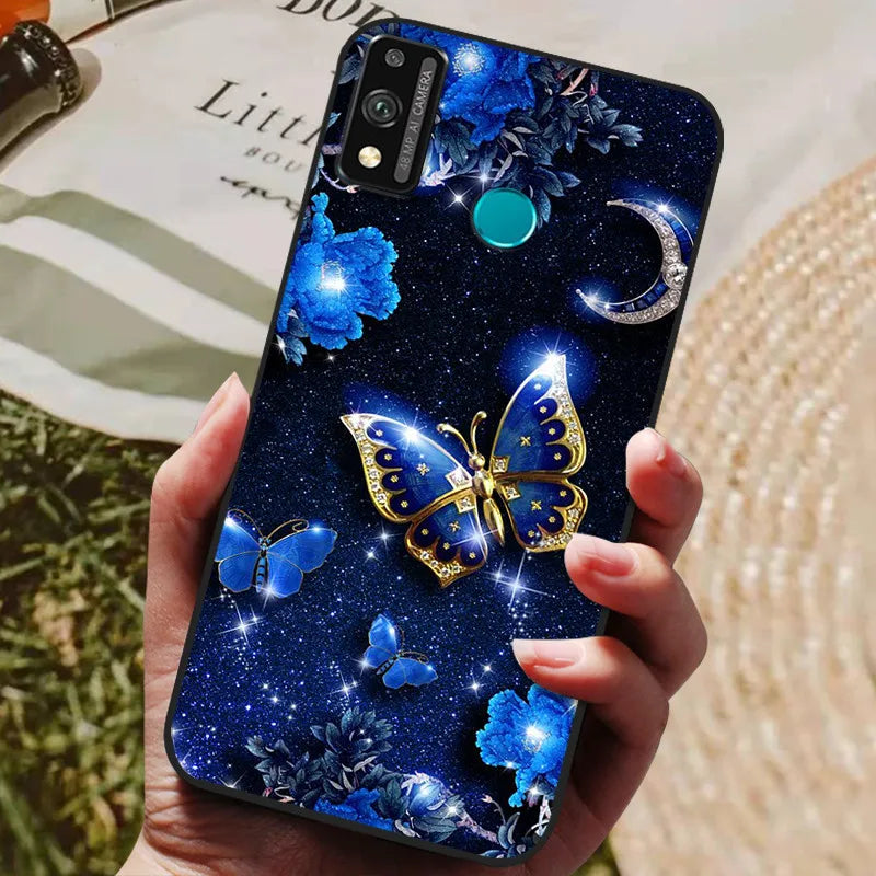 For Honor 9x lite Case Wolf Cartoon Silicon Soft TPU Back Cover For Huawei Honor 9X lite Phone Cases Honor9x Lite Fundas Coque