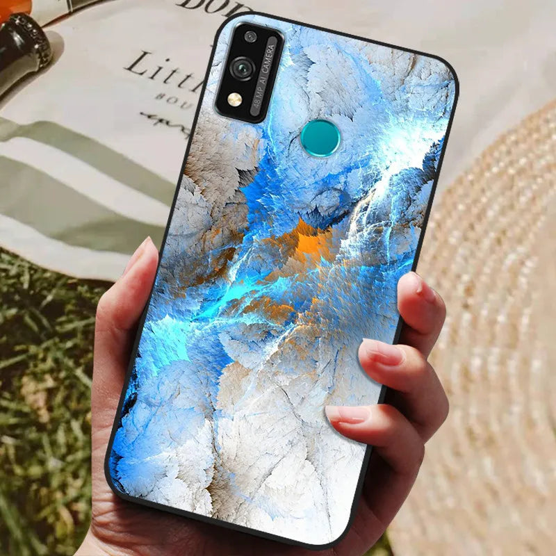 For Honor 9x lite Case Wolf Cartoon Silicon Soft TPU Back Cover For Huawei Honor 9X lite Phone Cases Honor9x Lite Fundas Coque