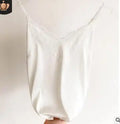 Sexy Lace Camisole Women Silk Spaghetti Strap Top Tank Ladies Summer Tops White Lace Camisole Basic tank tops Women Shirt 2021