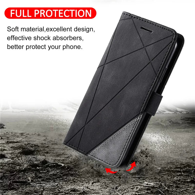 For Realme 9 Pro Flip Magnetic Leather Cover For OPPO Realme 7i 9i 8i 5 6 7 8 9 Pro Plus 5G 6S 5S 5i Wallet Stand Phone Case