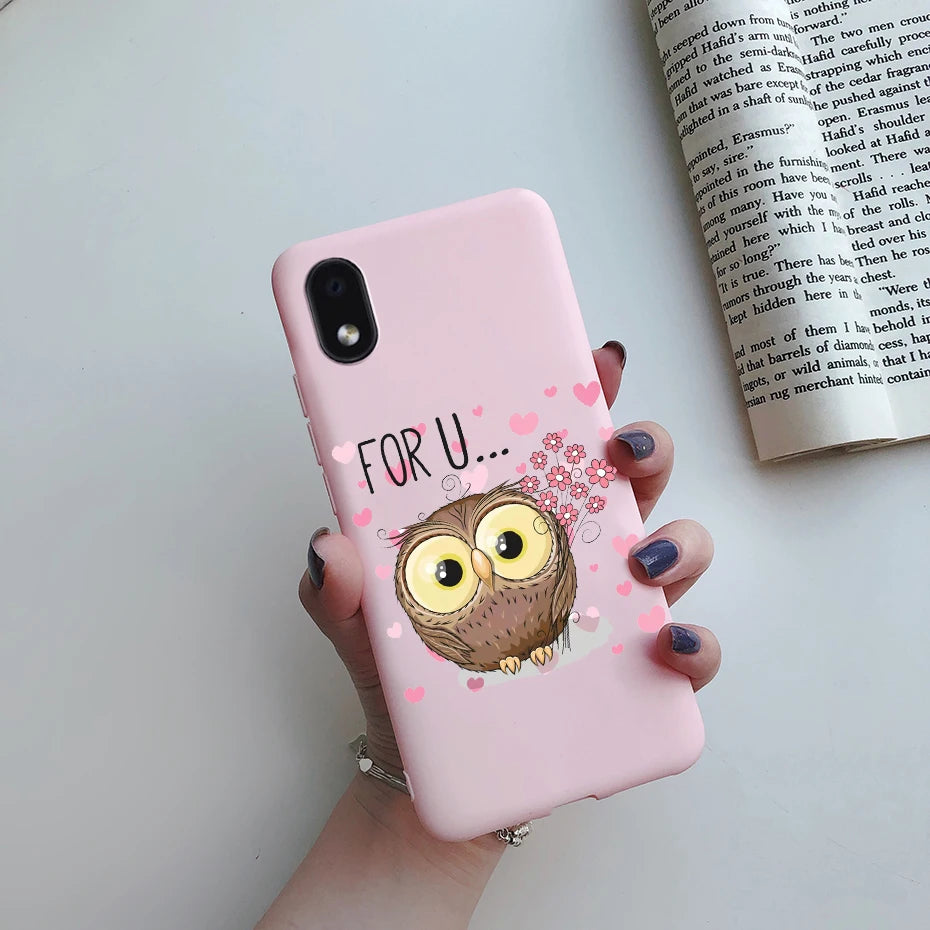 For Samsung Galaxy A01 core Cases Silicon Back Cover Soft Sunflower Phone Case For Samsung A01 core SM-A013 a 01 m01 Core Case