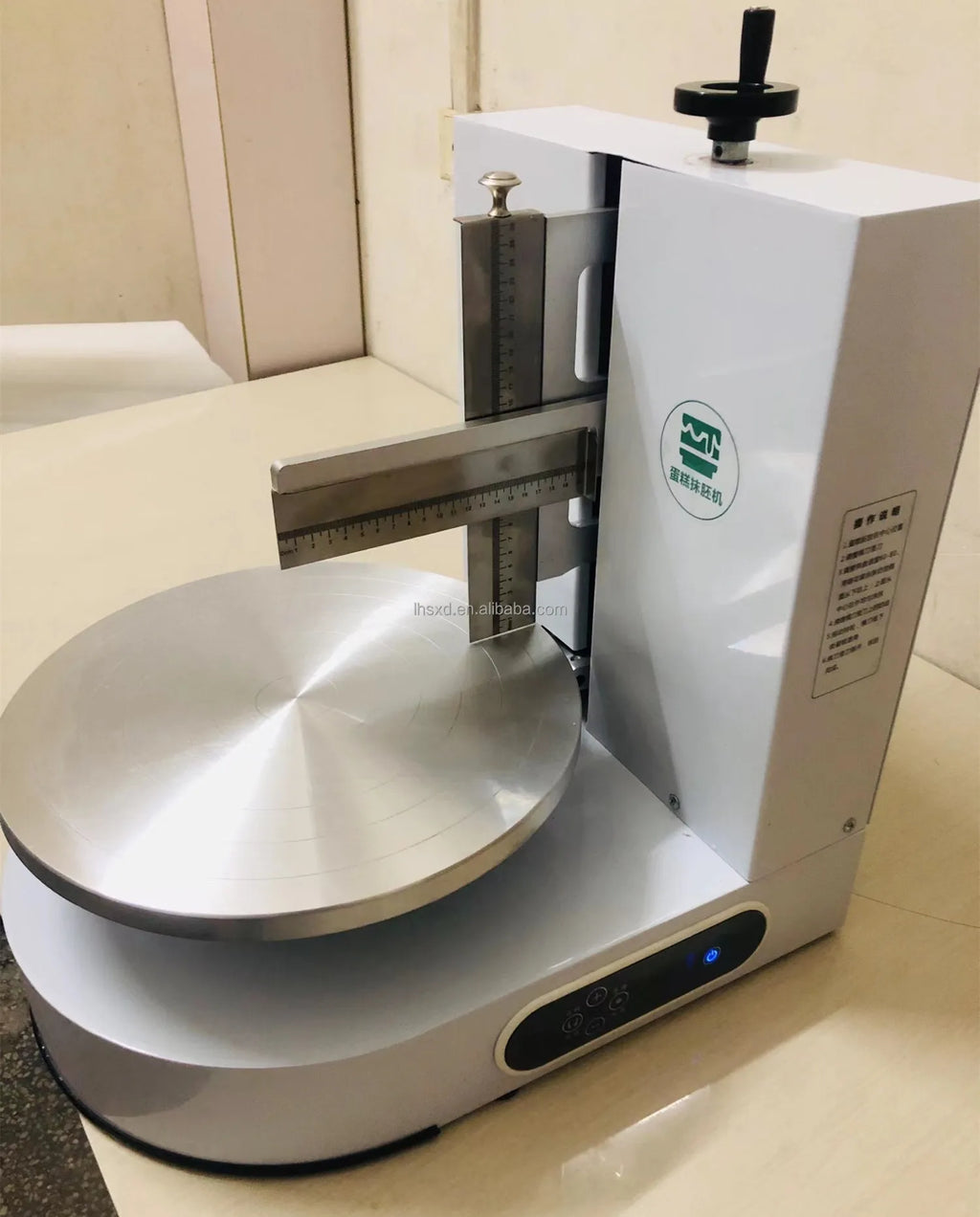 8inch Baking Machinery Birthday Cake Plastering Machine  Cake Spreading Machine  Cream Coating and Baking Equipment